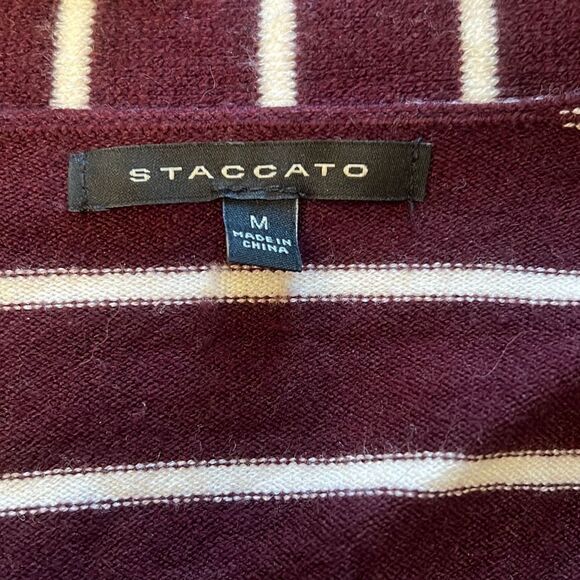 Staccato Open Front Stripped Cardigan - Picture 5 of 5